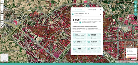  Valencia estrena un mapa solar público que cartografía el potencial fotovoltaico de la ciudad