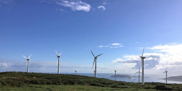  Surus Inversa comienza el desmantelamiento del parque eólico de Malpica