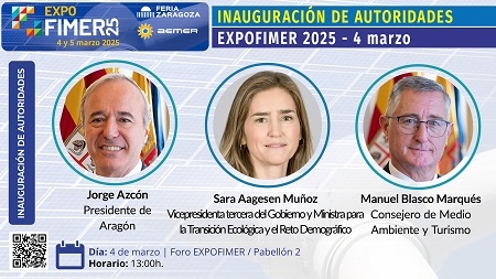  Sara Aagesen inaugurará este martes 4 de marzo Expofimer 2025