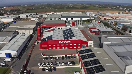  Powen realiza una instalación fotovoltaica para autoconsumo de 185 kWp en la empresa de pinturas Eurotex