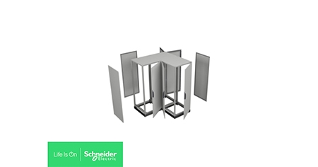  Schneider Electric presenta la nueva generación de armarios modulares de acero descarbonizado, PanelSeT SFN