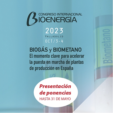  El XVI Congreso Internacional de Bioenergía abre periodo de presentación de ponencias