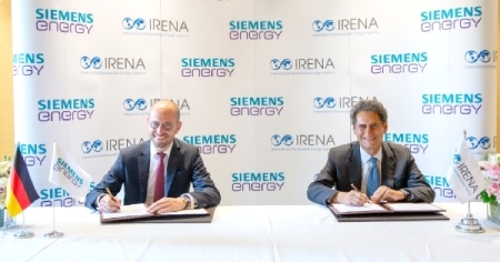  IRENA y Siemens Energy firman un acuerdo de colaboración