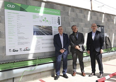  CLD incorpora una planta fotovoltaica en Zona Franca para sus vehículos eléctricos