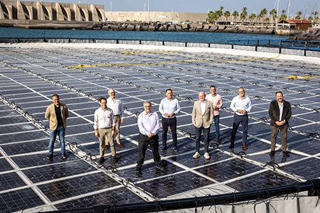  El proyecto BOOST despliega en La Palma el mayor sistema de energía solar flotante offshore de Europa