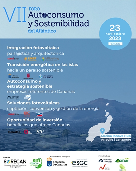  SMA apoya a SM Advance Energy en la celebración del VII Foro de Autoconsumo y Sostenibilidad del Atlántico