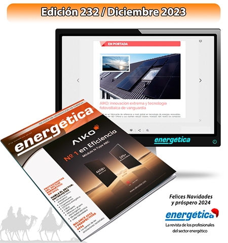  Ya disponible la edición de diciembre 2023 de la revista Energética