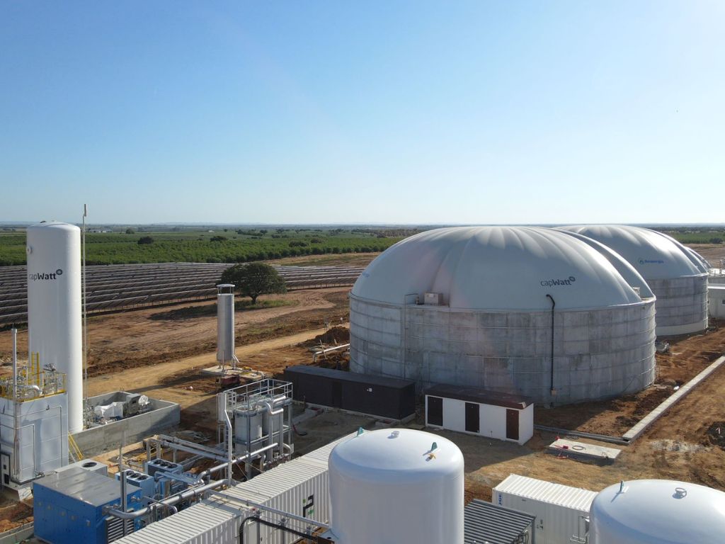 Capwatt cierra una financiación verde de 12,5 millones para su primer proyecto de biometano en Portugal