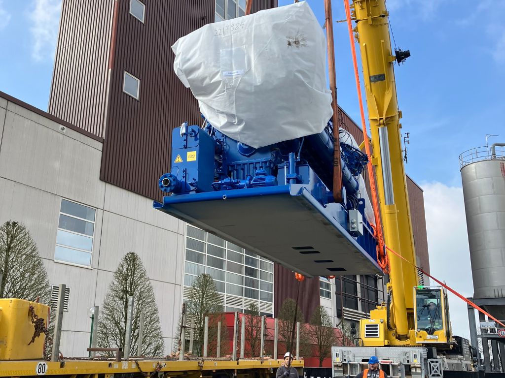 Dos grupos electrógenos de gas suministran energía a una de las mayores fábricas de cerveza de Alemania.