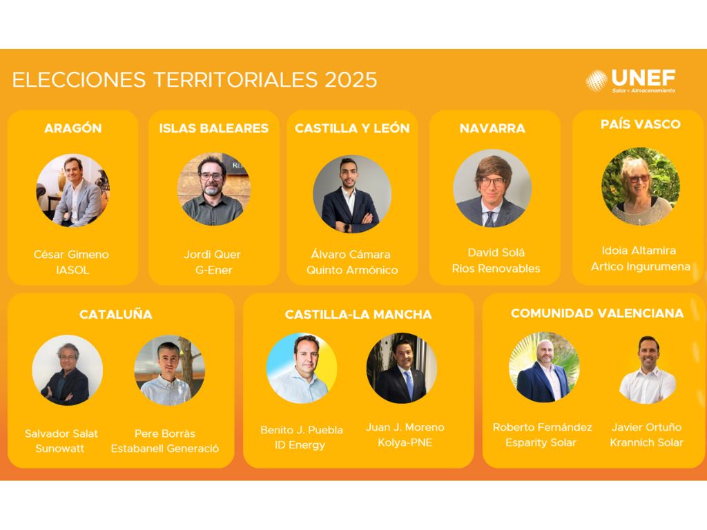 UNEF renueva sus delegaciones territoriales en ocho comunidades autónomas.