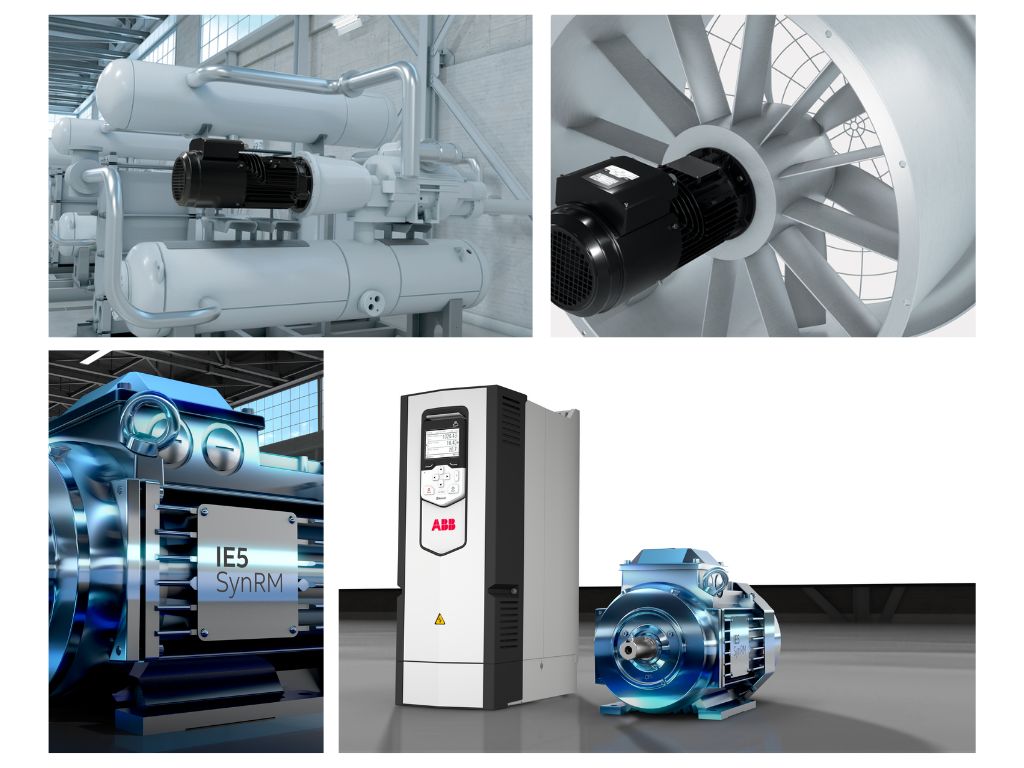 ABB impulsa la eficiencia energética industrial con la ampliación de los motores SynRM IE5 y la plataforma LV Titanium.