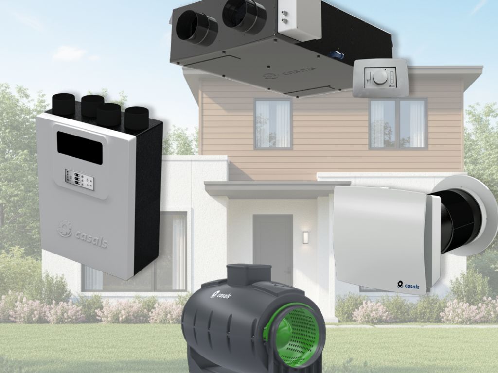 Casals Ventilación exhibe en EFINTEC 2025 su gama VMC residencial de alta eficiencia.