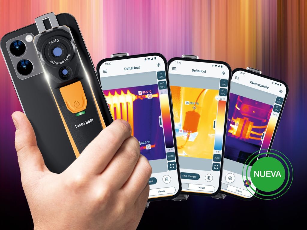 Testo lleva a EFINTEC 2025 su nueva cámara termográfica y su ecosistema digital de medición.