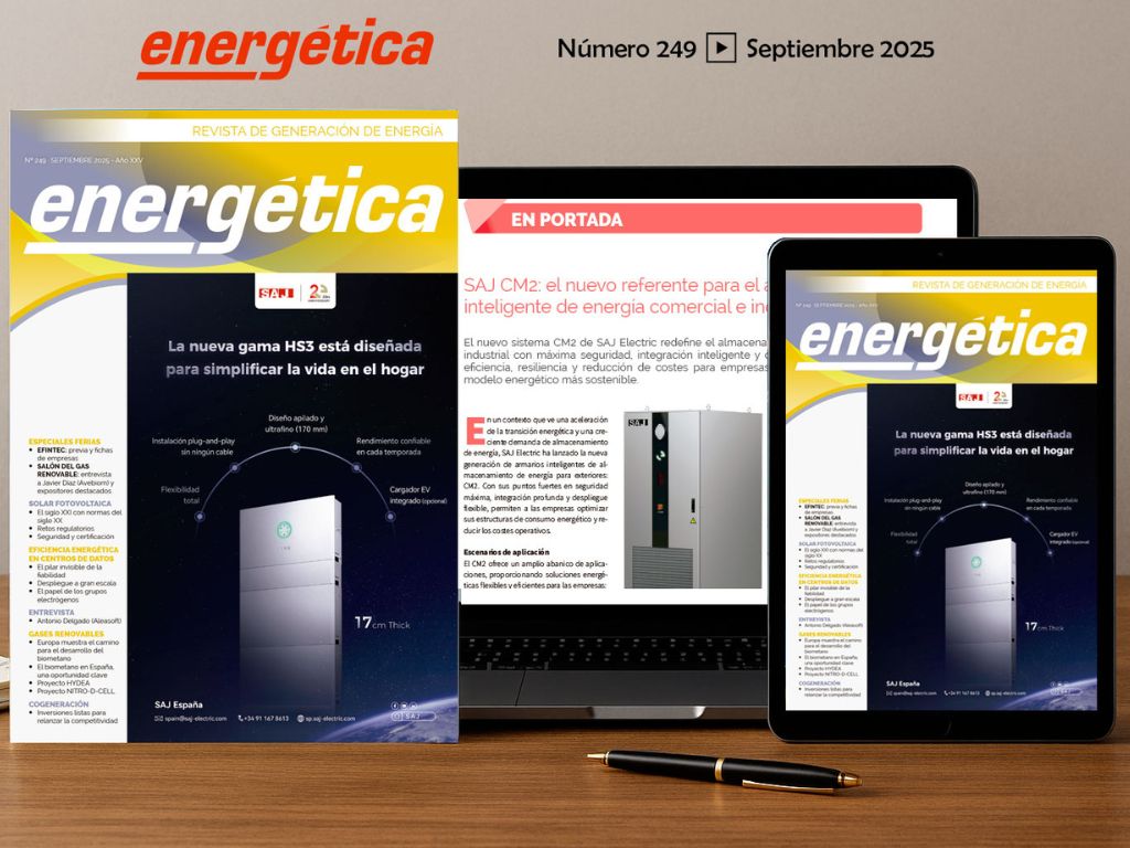 Ya disponible la edición de septiembre de 2025 de la revista Energética.