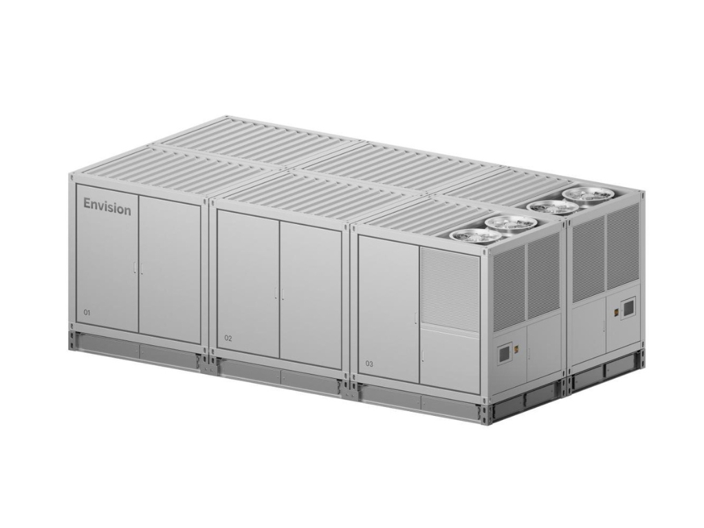 Envision Energy presenta su nueva plataforma escalable Gen 8 para almacenamiento energético.