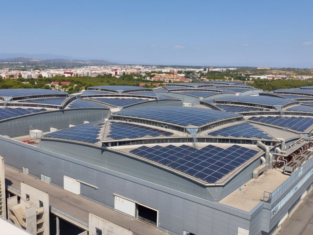 Feria Valencia convierte 40.000 m² de sus cubiertas en un huerto solar que abastecerá a 900 hogares.
