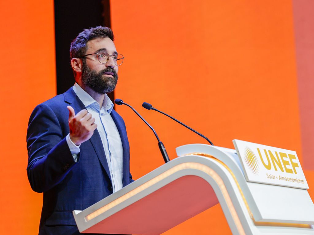 Joan Groizard, secretario de Estado de Energía, en la apertura del Foro Solar 2025