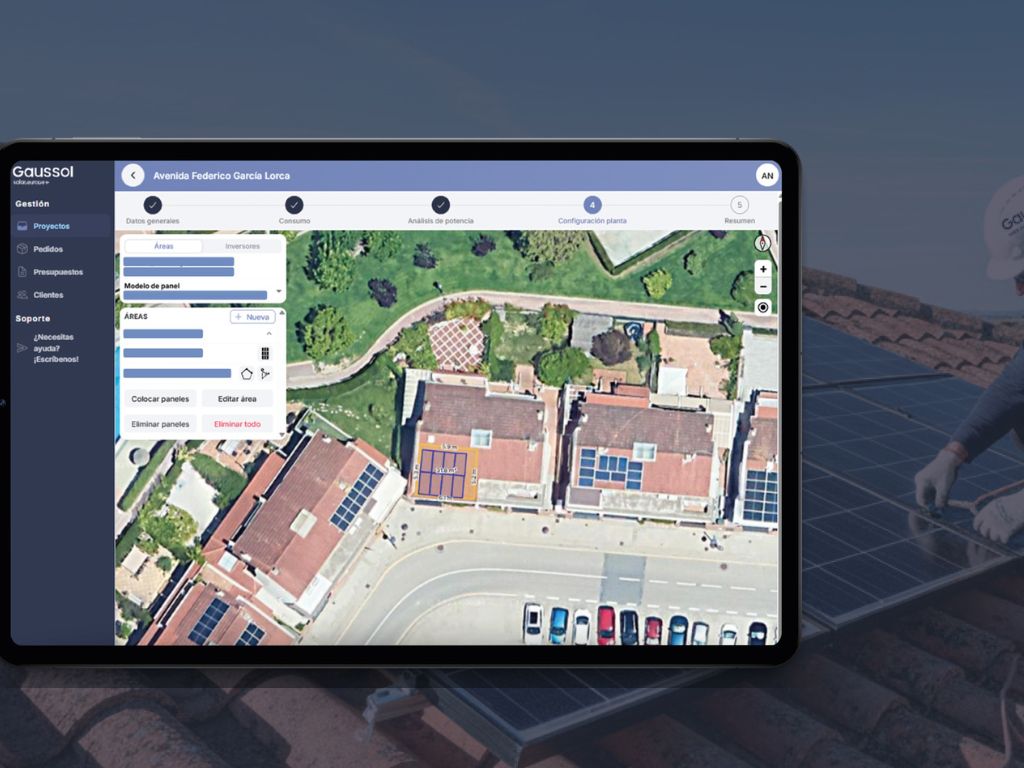 Gaussol presenta en GENERA su plataforma para ayudar a instaladores solares a escalar sin aumentar su estructura.