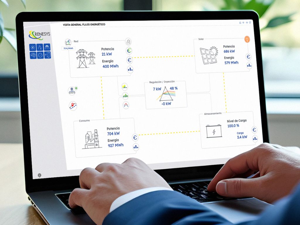 La compañía incorpora un gestor energético avanzado y herramientas de análisis económico para maximizar el control y la eficiencia operativa.