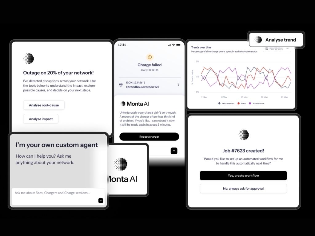 Monta lanza Monta AI para optimizar de forma proactiva la operación de redes de recarga de vehículos eléctricos.