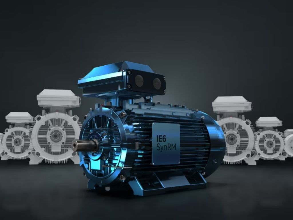ABB amplía su gama de motores SynRM IE6 sin imanes hasta 450 kW. 