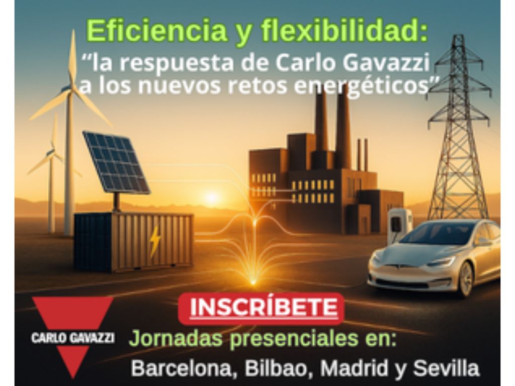 Carlo Gavazzi ciclo de jornadas técnicas sobre eficiencia y flexibilidad energética
