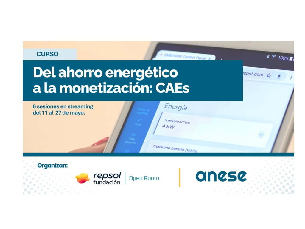 Fundación Repsol y ANESE lanzan un curso gratuito para impulsar la eficiencia energética a través del sistema CAE