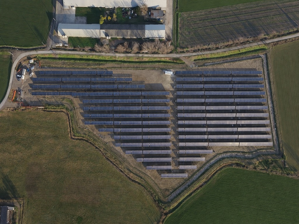 Parque solar de Galileo en Italia (Leno, Lombardía)