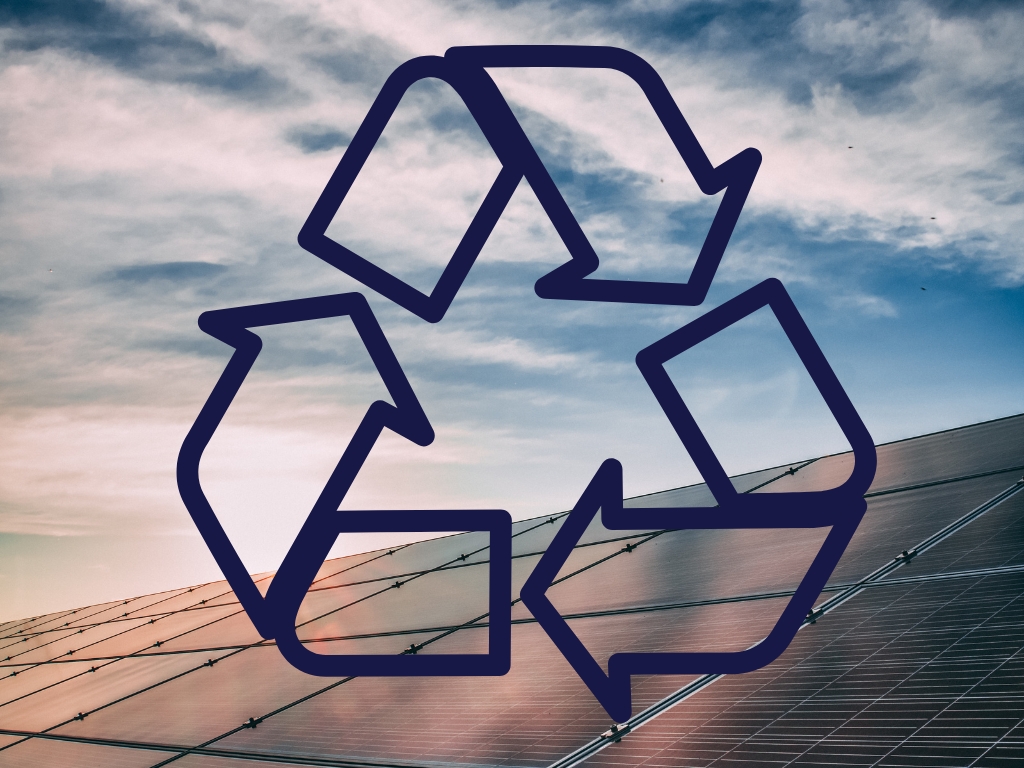 Reciclaje , economía circular módulos fotovoltaicos