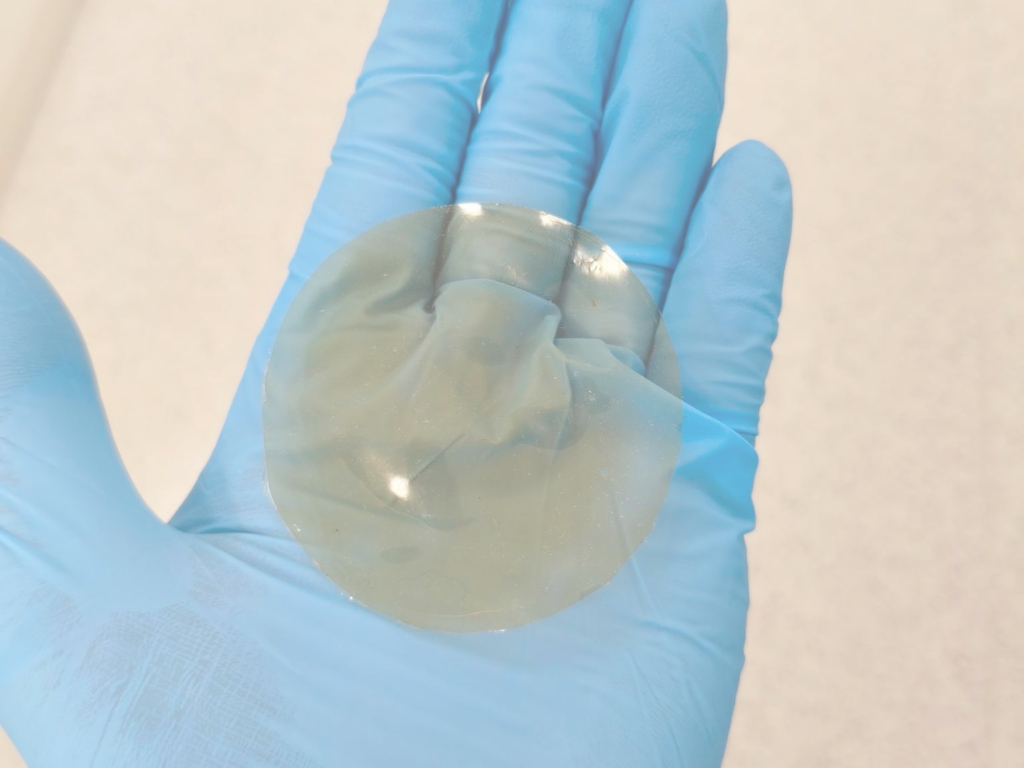 Figura 1- Membrana de intercambio aniónico desarrollada (POLYMAT)
