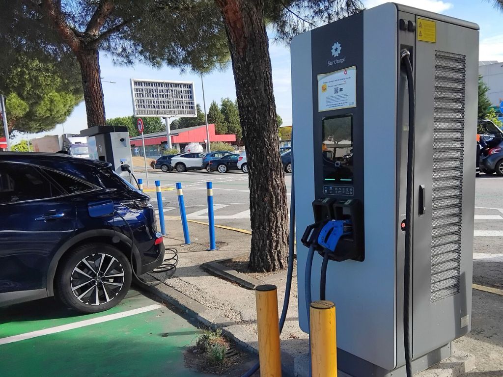 red de recarga para vehículos eléctricos