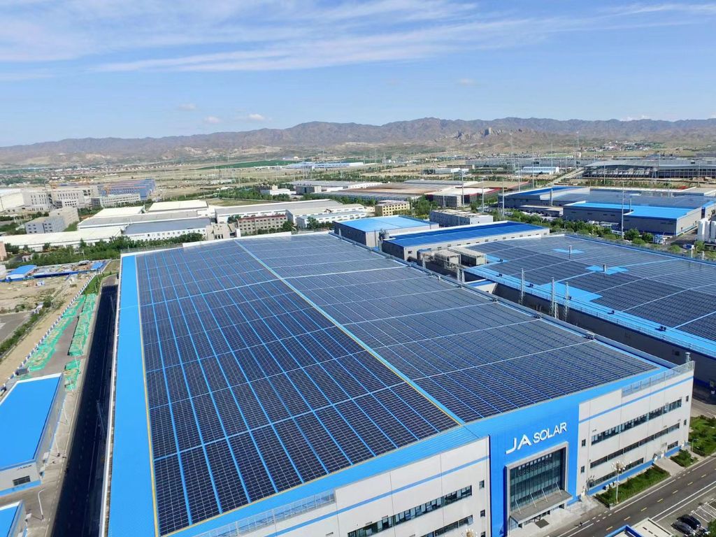 JA modulos solares fotovoltaica
