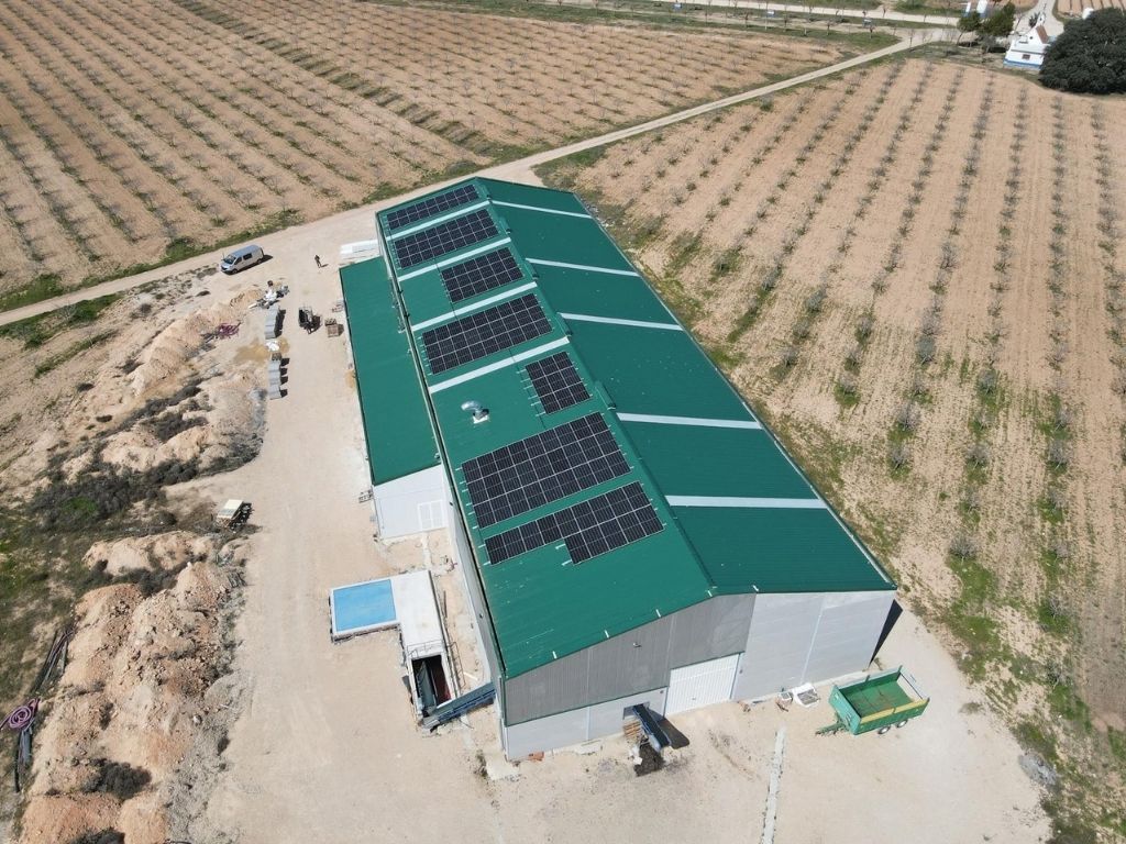 planta de procesado de pistachos en Las Mesas