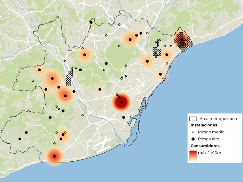 impacto de las inundaciones en la red eléctrica de Barcelona