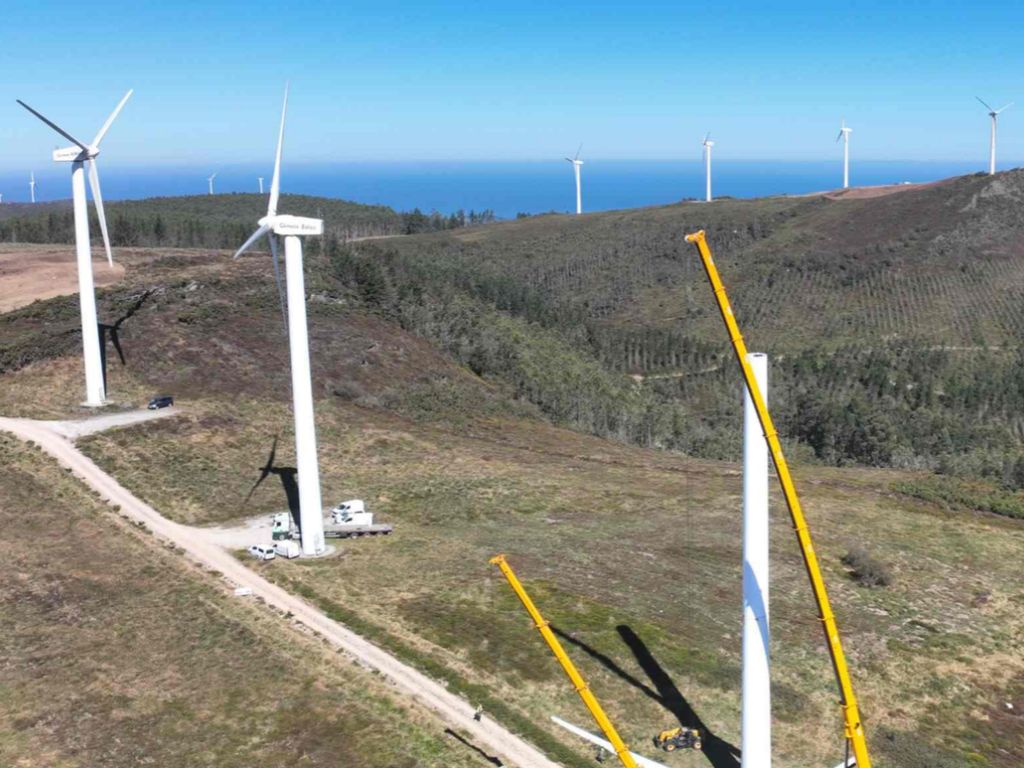 parque eólico Coriscada en Galicia
